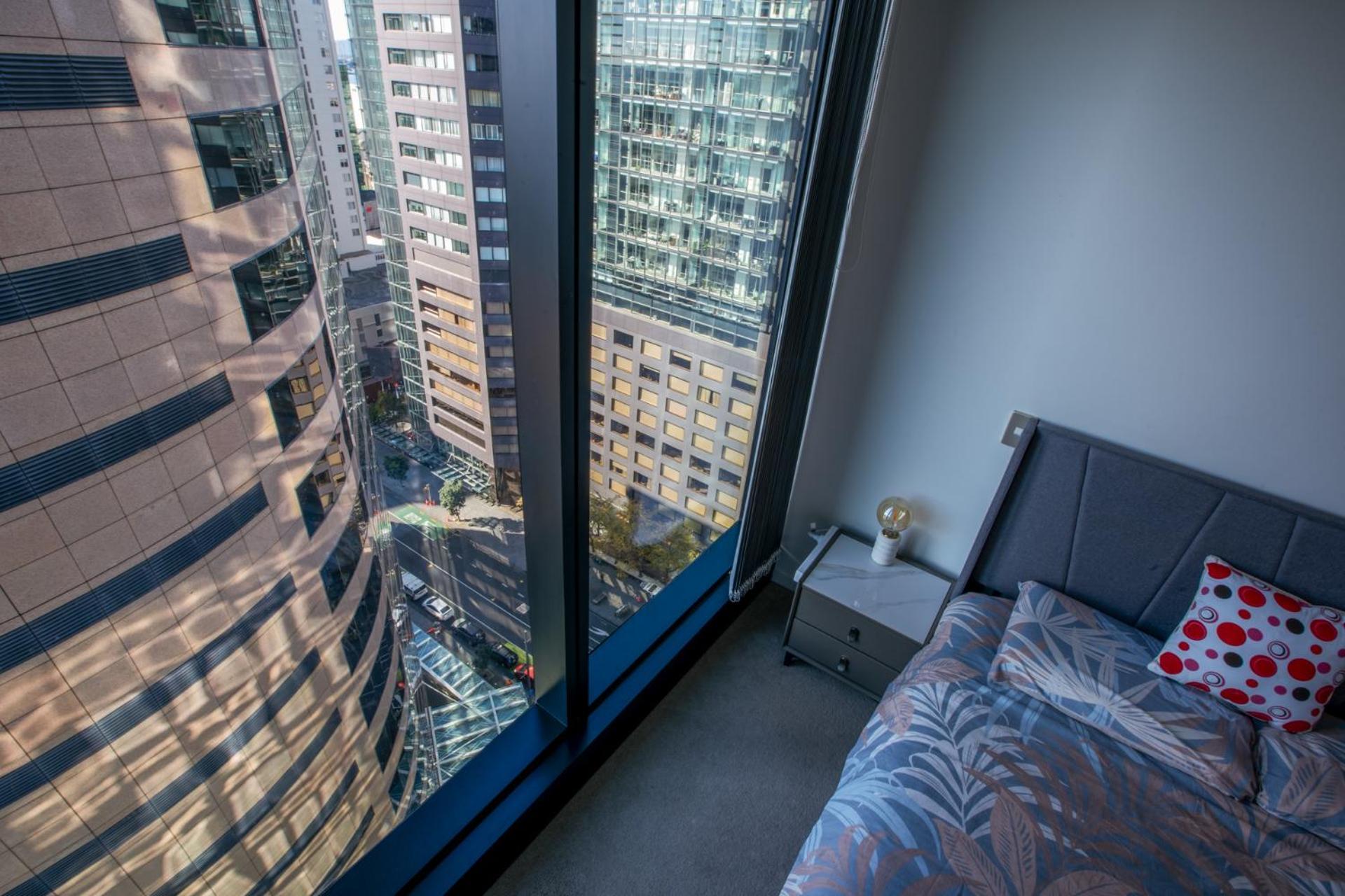 天空城景 海景 私人大阳台公寓 Auckland Esterno foto